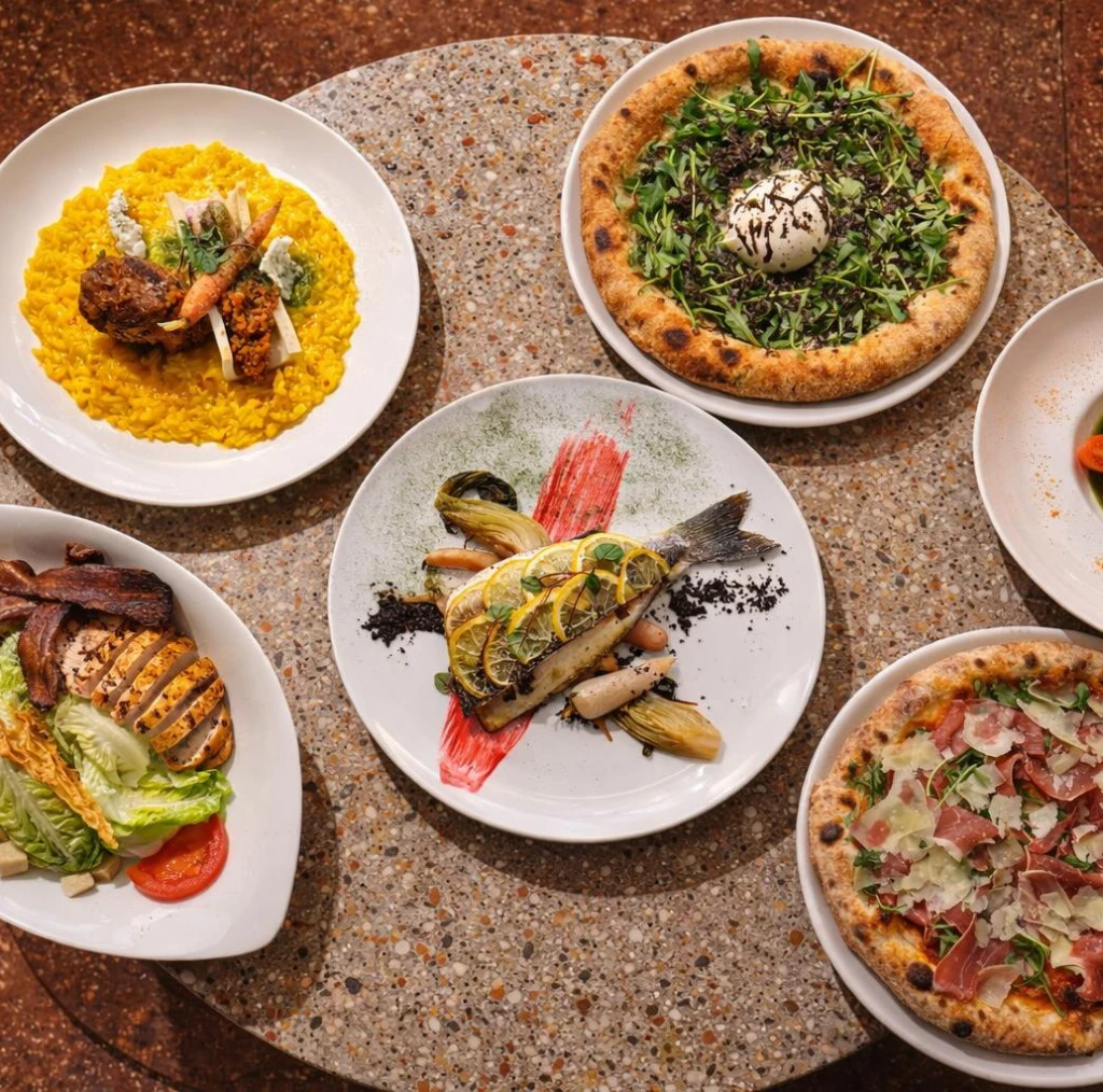 Gemütliches Restaurant Interieur mit italienischem Charme